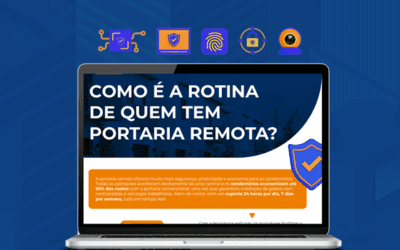 [Infográfico] Como é a rotina de quem tem Portaria Remota da Servis