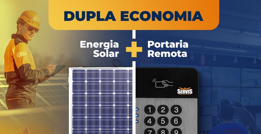 Dupla economia com portaria remota + energia solar