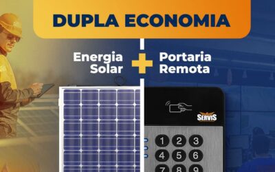 Dupla economia com portaria remota + energia solar